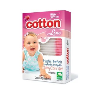Hastes flexível (cotonete) Cotton line 75un (1)