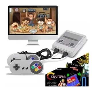 Mini Video Game Super 620 Jogos Clássicos Com 2 Controles LUATEK LPS-504