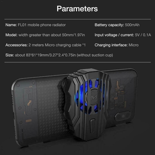 Mobile Phone Cooler Radiator Cooling Fan Holder Stand Fan Case Power Gamepad game radiator heat pad (6)