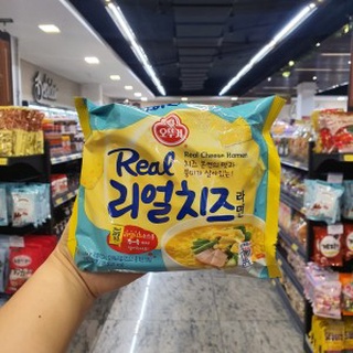 Macarrão Instantâneo Coreano Sabor Queijo: Real Cheese Ramen 135g - Pacote