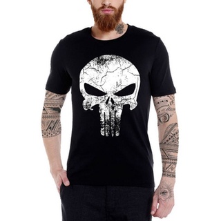 Camiseta Justiceiro Punisher Herois Camisa Caveira Skull M-1