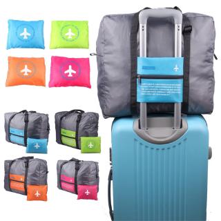 Folding one-shoulder handbag, female storage bag, large capacity, foldable waterproof travel bag, trolley suitcase (1)