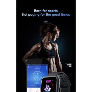 HOT D20 Y68 Relógio inteligente Relógios compatíveis com Bluetooth Homens mulher à prova d'água IP67 rastreador de fitness esportivo Pulseira Monitor de freqüência cardíaca iPhone Android (7)