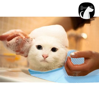 Lovelysmile8 Mochila De Rede Para Gatos/Pet/Banho/Arranhão Sem Arranhões (5)