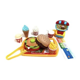 Kit Brinquedo De Comida Lanche Fast Food Infantil