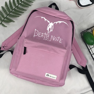 Mochila death note masculina, mochilas escolares anime para viagem