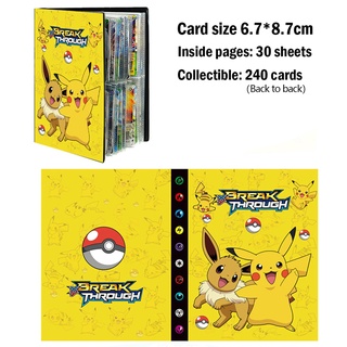 Coleção Pikachu Foto Livro Caderno De Lbum De Fotos Pokemon Cartão 240pcs Disponíveis-Sonho-Voar (4)