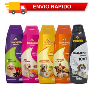 Shampoo e Condicionador Para Cachorros e Gatos 500 ml