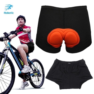 Calças De Shorts Para Homem De Ciclismo E Bicicleta Com Almofada De Esponja Em Gel 3d (Novo)