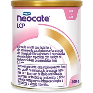 Kit com 4 latas de Neocate LCP