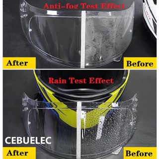 Transparent Helmet Anti-Fog Film Universal Motorcycle Helmet Fog Resistant Rainproof Patch Film