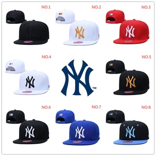20 Style MLB NY Flat Cap Embroidery Round Hat Hip Hop Hat
