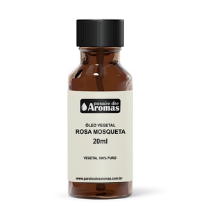 Óleo Vegetal de Rosa Mosqueta 20ml Paraíso dos Aromas | Anti estrias/manchas/celulites, hidratante e clareador de pele (3)