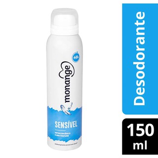 Desodorante Aerosol Monange Sensivel 90g