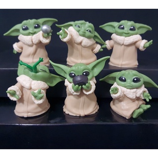 Miniaturas Baby Yoda - Star Wars, Grogu, Mandalorian, boneco, figura, miniatura