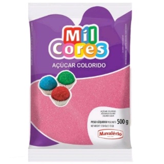 Açúcar Colorido Rosa Mil Cores 500g