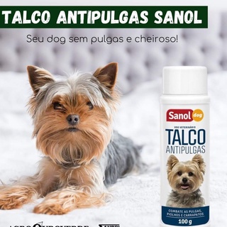 Talco Antipulgas Sanol - 100g