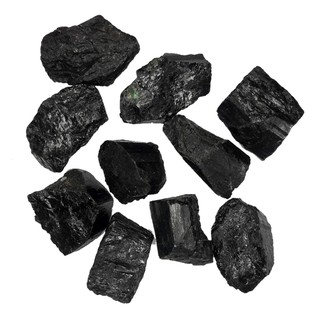 10 Unidades De Pedra Bruta Turmalina Negra Natural (1)
