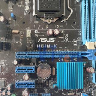 Placa-Mãe ASUS H61M-K/LGA/1155/DDR3 para Desktop/CPU I3/I5/I7/H61 (3)