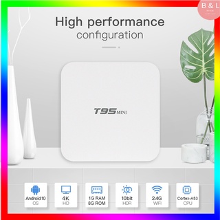 8+128G Android 11.0 Caixa De TV T95 Mini Quad Core 16 Smart TV STB WiFi 2.4G
