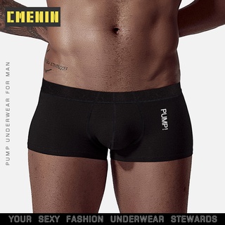 CMENIN Bomba Popular Homem Cueca Boxer De Algodão Dos Homens Confortáveis Calcinhas Boxers Shorts Cuecas Gay Innerwear Sexy PU5504