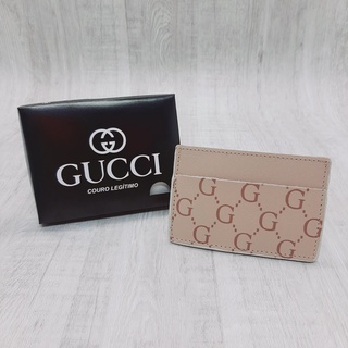 Porta Cartão Gucci em Couro Legitimo Masculino luxo top