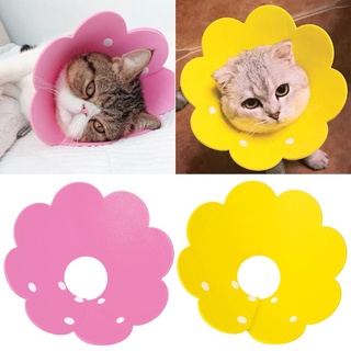Cone De Proteção Em Formato De Flor Para Recovery Animal De Gato (1)