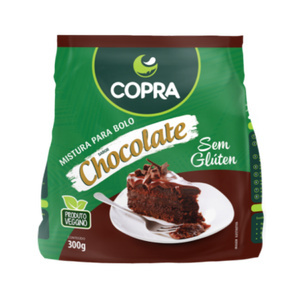 Mistura para Bolo Sem Glúten Chocolate Copra 300g