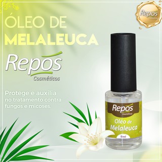 Óleo De Melaleuca 9ml Repos Contra Fungos E Micoses Manicure Pedicure Podologia Pés Maõs (2)