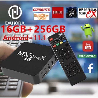 Caixa De Tv Inteligente Mxq Pro 5g 16gb / 256gb Wifi Android 11.1 Caixa De Tv Inteligente Mxq Pro 5g 4k