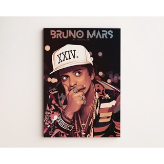 Quadro decorativo Bruno Mars - quadro decorativo - placa decorativa - Quadro