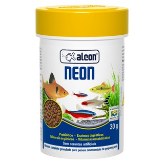 Ração Alcon Neon 30g Feita exclusiva mente para o neon mas pode ser dada para outros tetras amazonicos