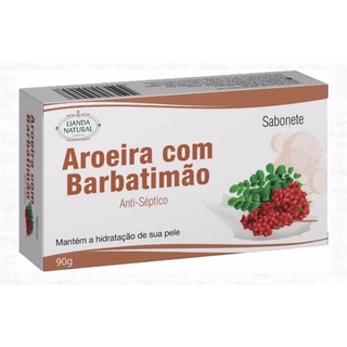 Sabonete em Barra Aroeira com Barbatimão - Anti-Séptico - 90g - Lianda Natural