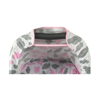capota para bebê conforto nuvenzinha rosa