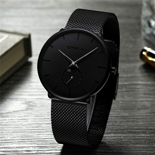 Relógio Crrju Original Luxo Ponteiro verm/preto/azul Promoção