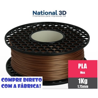 Filamento PLA MAX | COBRE | 1,75mm | 1kg | NATIONAL 3D
