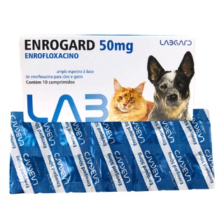 Enrogard P/ Cães E Gatos 50mg - Labgard Original