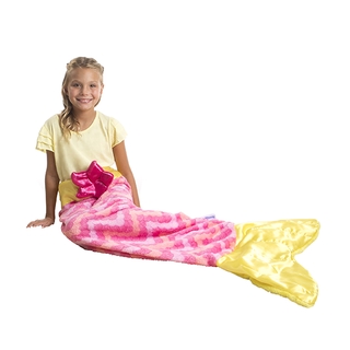 Cobertor Saco de Dormir Calda de Sereia Infantil Mermaid Tail