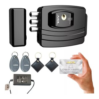 Fechadura Agl Ultra Card Eletronica Smart Aproximação Rfid