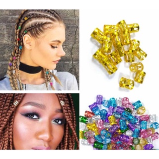 Compartilhar: Favoritar (2mil) Anéis para tranças 100un box braids nagó . colorido , prata , dourado