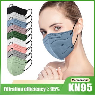 Máscara Facial Adulto 5D Kn95 5 Camadas FFP2 Cores Respirador