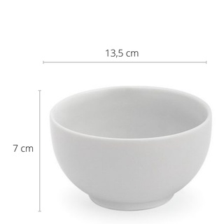 Kit 6 Bowl 400 ml Porcelana Para Sopa (3)