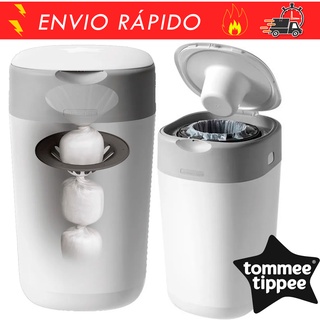 Lixeira De Descarte De Fraldas Anti Odor Twist And Click Lixo Magico Original Tommee Tippe Liquida Tudo (4)