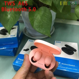 A6s tws 5.0 Wireless Bluetooth Headset with Charging Box Noise Canceling Sport Earphone (1)