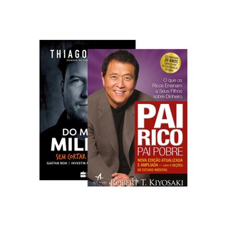 Kit, Livro Pai Rico Pai Pobre + Livro Do Mil Ao Milhão. ENVIO RÁPIDO. (1)