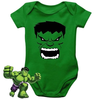 Body Infantil Temático - Hulk Mesversario