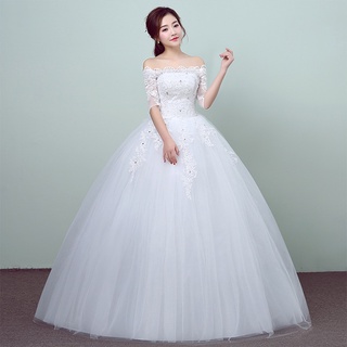 Vestido De Casamento Branco Elegante Com Tubo Superior Para Casamento