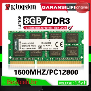 Kingston Som Ddr3 4gb Ddr3L 4gb Ddr3 8gb Ddr3L 8gb 1600mhz / PC12800 1333mhz / Pc10600 Laptop Ram Notebook De Memória