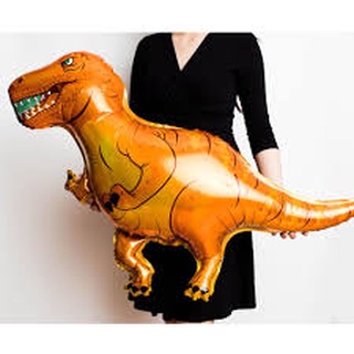 kit 20 balões Metalizado Dinossauro 35cm + 1 balao dinossauro GRANDE (3)
