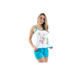 Kit Com 10 Baby Doll Pijama Feminino Short Alça Confortável Revenda Atacado Barato Cores E Tamanhos Super Promoção (4)